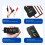 12V Autobatterieprüfer mit Clips, Schwarz, 6-LED 4