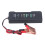 12V Autobatterieprüfer mit Clips, Schwarz, 6-LED 16