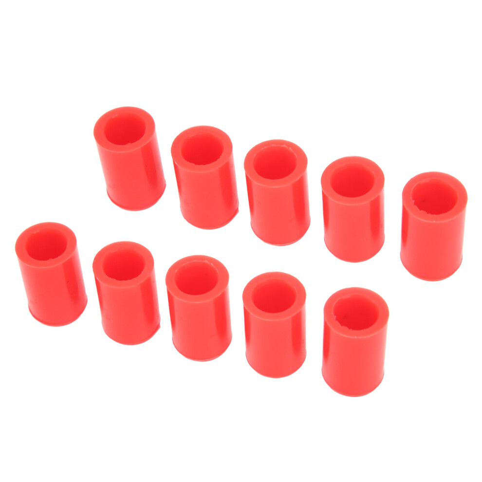 10Pcs 12Mm Auto Intake Vacuum Hose Cover Silicone Hose Blanking Caps Tubing End Insert Stoppers Red 3521319431196