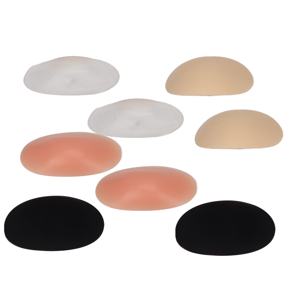 4Pairs Silicone Shoulder Pads Soft Breathable Invisible Removable Prevent Slip Self Adhesive Shoulder Pads for Women Men