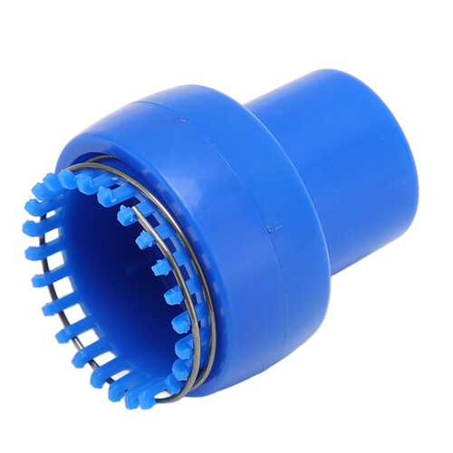 Mini Knitting Machine Blue Ergonomic Design Automatic Release Function Crochet Loom Machine