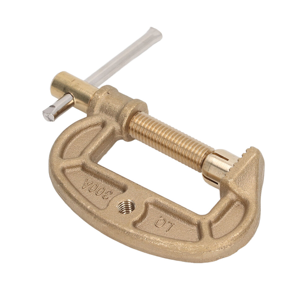 Welding Ground Clamp Brass Good Electrical Conductivity Anti Oxidation G Style 300A Earth Clamp 8791319429225