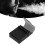 PU-Leder Zigarettenbox 20-Cap 6,5 x 10 x 3,2 cm Schwarz 14