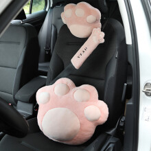 Katzenkrallen Plüsch-Sicherheitsgurtbezug - Rosa, Einheitsgröße