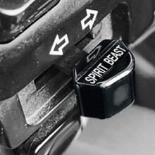 502C Tyrannosaurus elektrischer Schalterknopf Schwarz