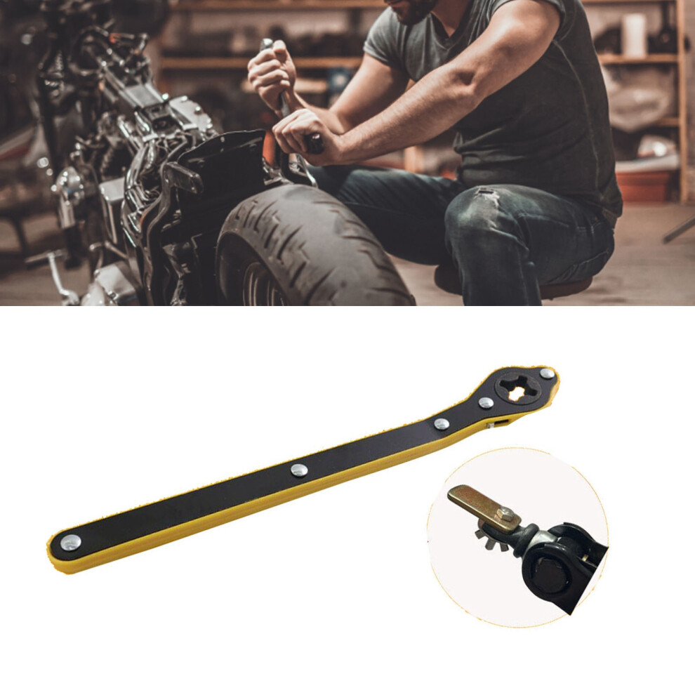 Ratchet Spanner Metal Labor Saving Strong Durable Rocker Design Jack Ratchet Wrench Wrench Adapter 8731319432788
