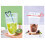 milchig-transparente Beutel 28x18cm 1000ml +50 Strohhalme 5