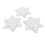 Wiederverwendbare Silikon-Schneeflockenform 3er-Set Flexible Bastel-Dekorationsblätter 15
