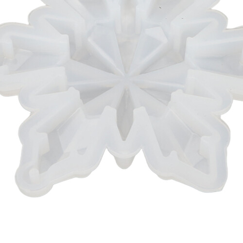 Wiederverwendbare Silikon-Schneeflockenform 3er-Set Flexible Bastel-Dekorationsblätter 2