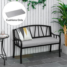 Outsunny Garden Bench Cushion 2 Seater Seat Pad Indoor& Outdoor Use