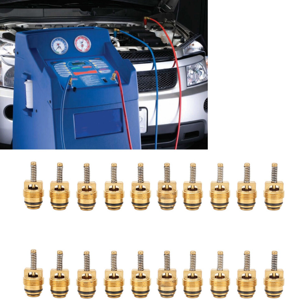 20Pcs Car Air Conditioner Valve Core High Pressure Valve Stem Core Replacement For Boulevard 4361319434471