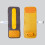 Gelber USB-Flaschenwärmer, Durchmesser 5–7 cm, 37–55 C, 5 V 7