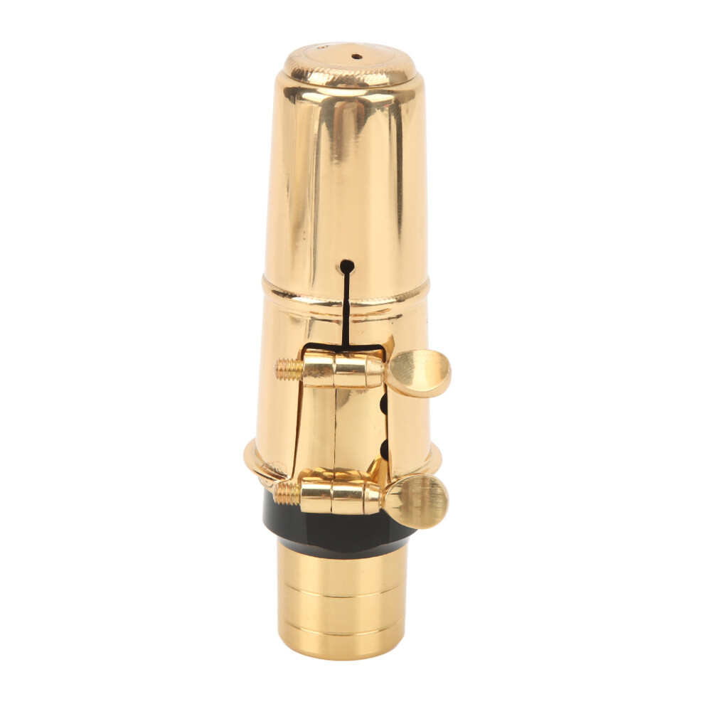 Alto Sax Mouthpiece Kit with Cap Ligature Metal Brass Saxophone Accessories for Professionals Beginners