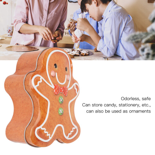 Mannförmige Weihnachtsbonbon-Dose aus Zinnblech 2