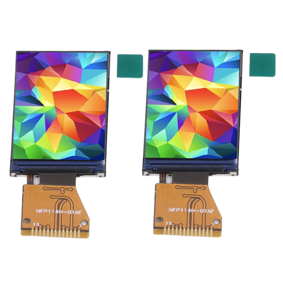 2Pcs Ips Lcd Display Module Color 135 X 240 Resolution Spi Interface St7789v Driver Welding Type 1.14In Display Screen 8441319438870