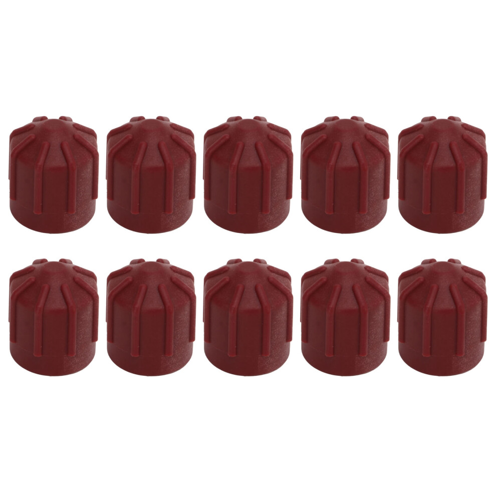 50Pcs Air Conditioning Valve Cap Abs Cover M10x1 Universal Design For Automotive 6931319438946