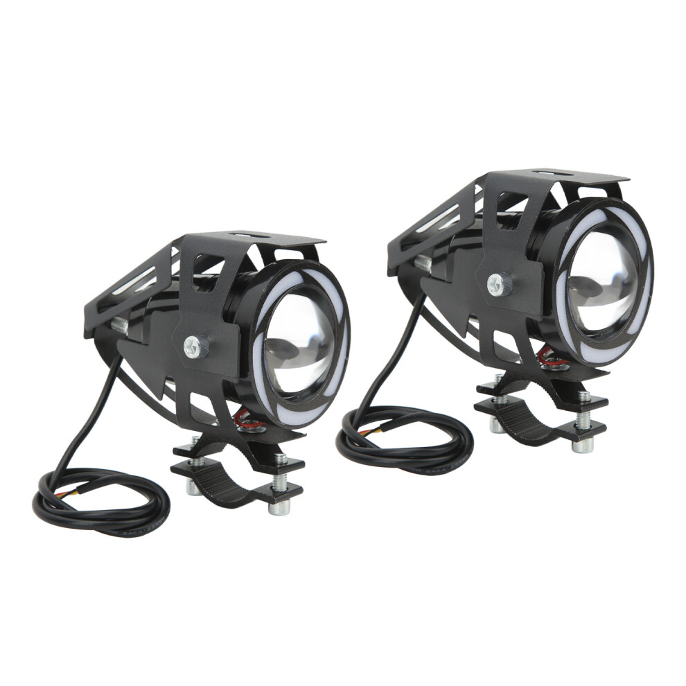 Motorcycle Led Spot With Colorful Angel Eye Ip68 High Low Beam Flashing Universal For Car Truck Boat Light 7891319439055