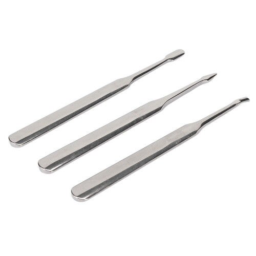 3-teiliges Edelstahl-Nagelhaut-Trimmer & Pusher-Set 2