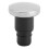 Massagekopf 18mm / 0.7in flacher Edelstahl 1