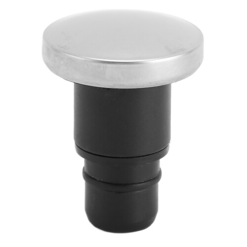 Massagekopf 18mm / 0.7in flacher Edelstahl