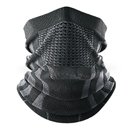 Schlauchschal 75 g, 40  22 cm, Schwarz-Grau 1