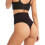 Encantadora braguita modeladora de elevación de caderas nylon negro L 13