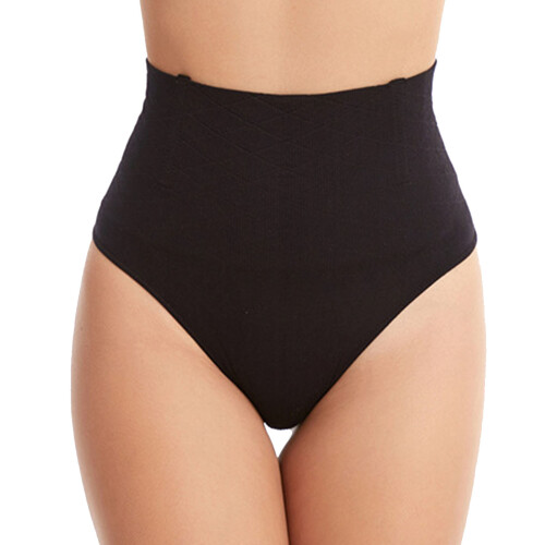 Encantadora braguita modeladora de elevación de caderas nylon negro L 1