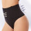 Encantadora braguita modeladora de elevación de caderas nylon negro L 5