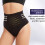 Encantadora braguita modeladora de elevación de caderas nylon negro L 9