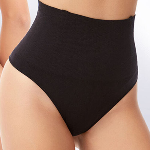 Encantadora braguita modeladora de elevación de caderas nylon negro L