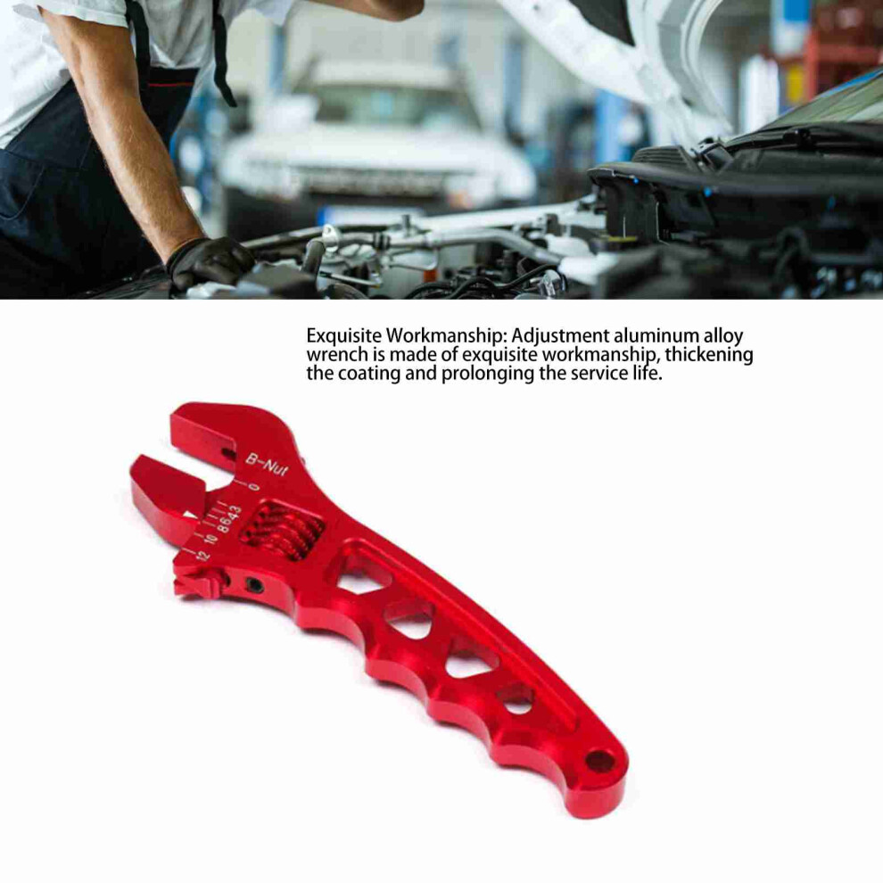 Adjustment Wrench Smoother Rotation Rustproof Lightweight Monkey Spanner For Home Automobile Repacking Red 5011319442509