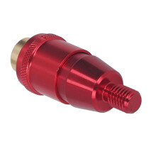 Rojo 18g 8mm Rod Pod Conector Adaptador de Cabeza de Red