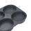 4-Loch-Eierpfanne Aluminium Silikon Ø19 cm Silber 7