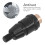 Conector para Rod Pod de 8 mm, aluminio, 18 g, negro 3