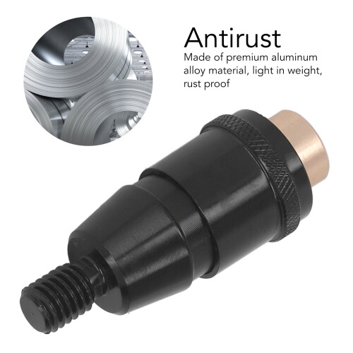 Conector para Rod Pod de 8 mm, aluminio, 18 g, negro 2