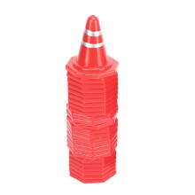 50 Stück Mini-Verkehrskegel-Spielzeug, 4039 mm, Rot