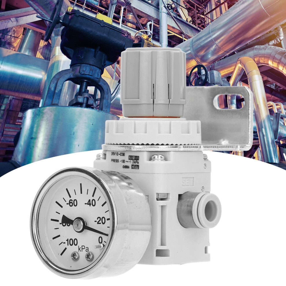 Air Pressure Regulator Â100 To Â1.3Kpa Self Locking Regulating Pneumatic Vacuum Pressure Regulator 5091319446400