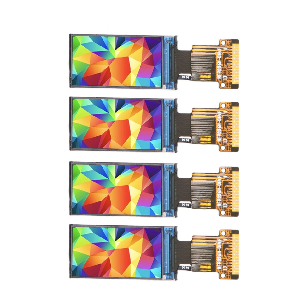 4Pcs 0.96In Tft Color Screen Spi Interface St7735s Drive Ips Display Module 80X160 Welding Mounting 8791319446741