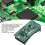 LX 2BUPS 15W 3A grünes PCB 18650 Boost-Ladegerät 12V 7