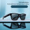 Gafas de sol inteligentes W3 Audio 110 mAh 106 g ABS BT5.0 10
