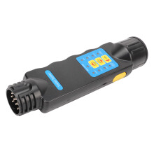 Anhänger-Tester 12 V 13-polige Anhängersteckdose Schwarz