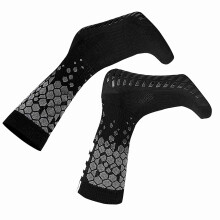 Antirutsch-Fußballsocken 1 Paar Größe 38-45 Schwarz/Weiß/Grau