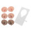 3er-Pack Ohrmodell - Silikon/Acryl, Hell-Mittel-Dunkel 2