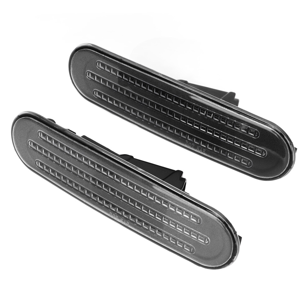 2Pcs Car Front Rear Bumper Side Marker Shade Cover 33601S5ta01 Replacement For Civic Si Ep3 3 Door 2002Â2005 Light 7901319450766