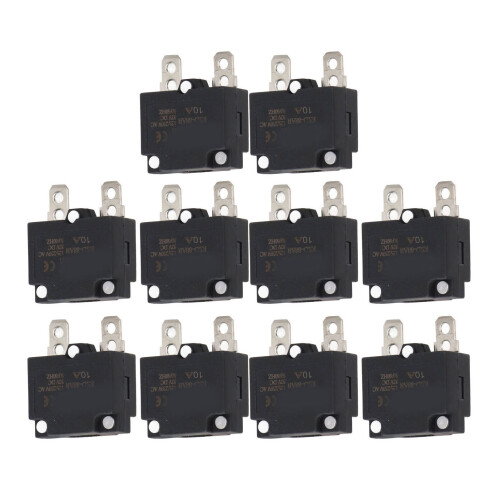 10 Stück Auto-Reset-Schutzschaltung ABS AC125/250V