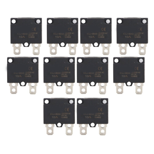10 Stück Auto-Reset-Schutzschaltung ABS AC125/250V 1