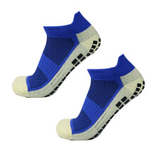 Fußballsocken 60 g, Größe 38-45, Schwarz/Weiß/Rot/Blau