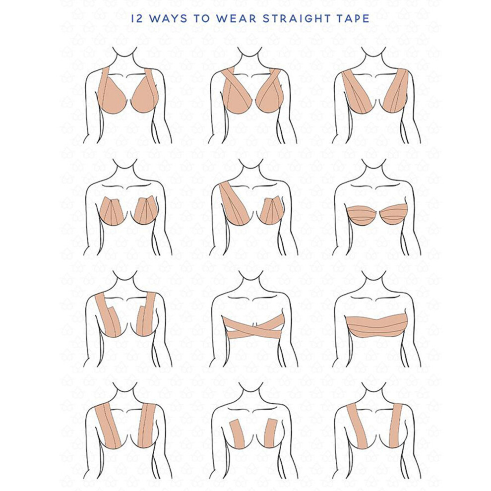 Breast Lift Tape & Nipple Covers Disposable Adhesive Bra Tape