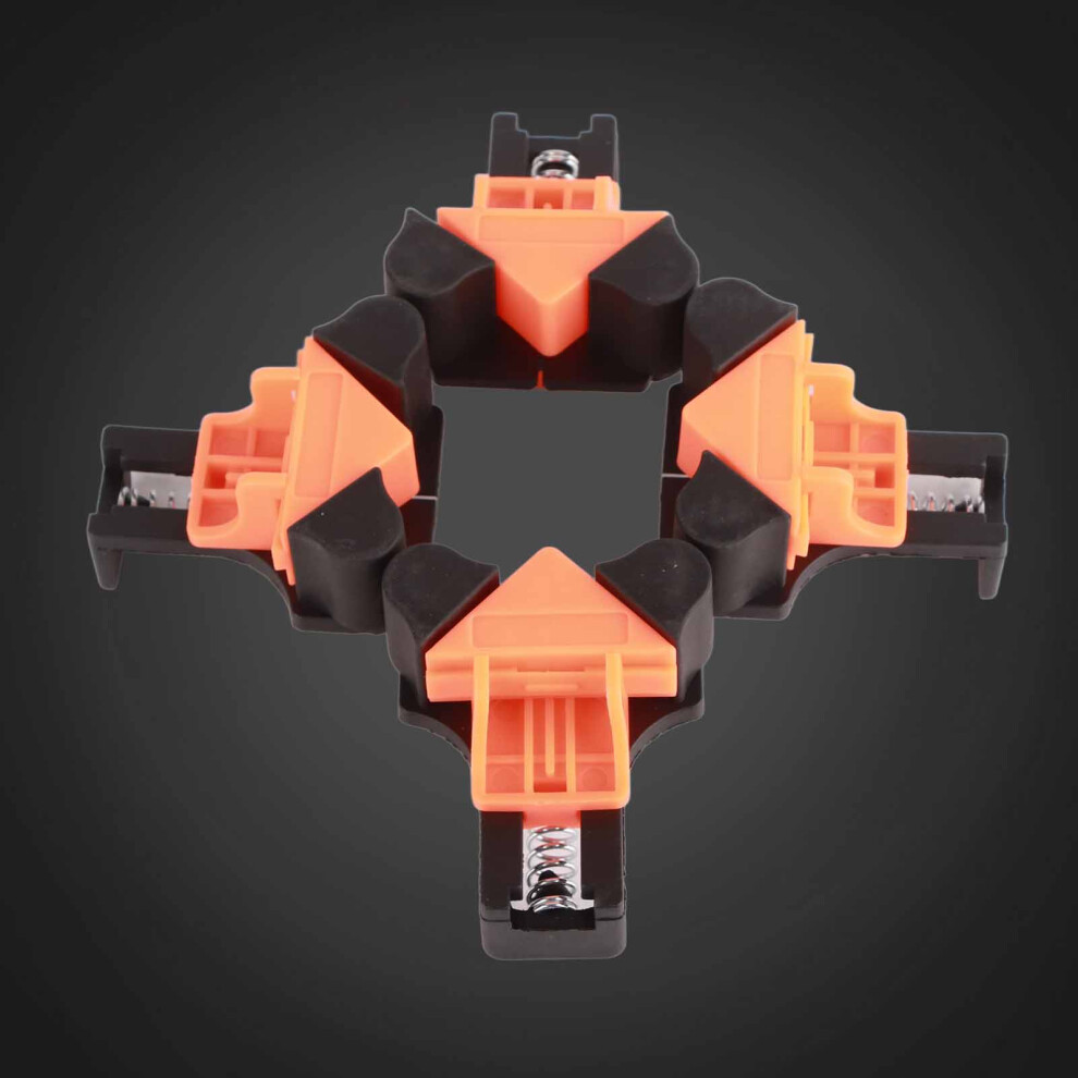 4Pcs Woodworking Corner Clamp Right Angle 90 45 120 Degree Clip Fixing Tool Set Kit 7611319452324