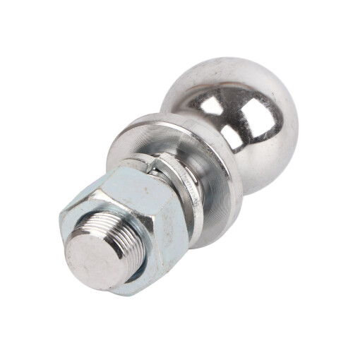 Trailer Hitch Ball Smooth Glossy Surface Compact Structure Rust Proof Strong Strength with Precise Thread 50mm/1.96in